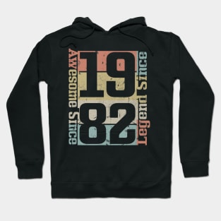 38th Birthday Gift Idea Awesome Since 1982 Hoodie